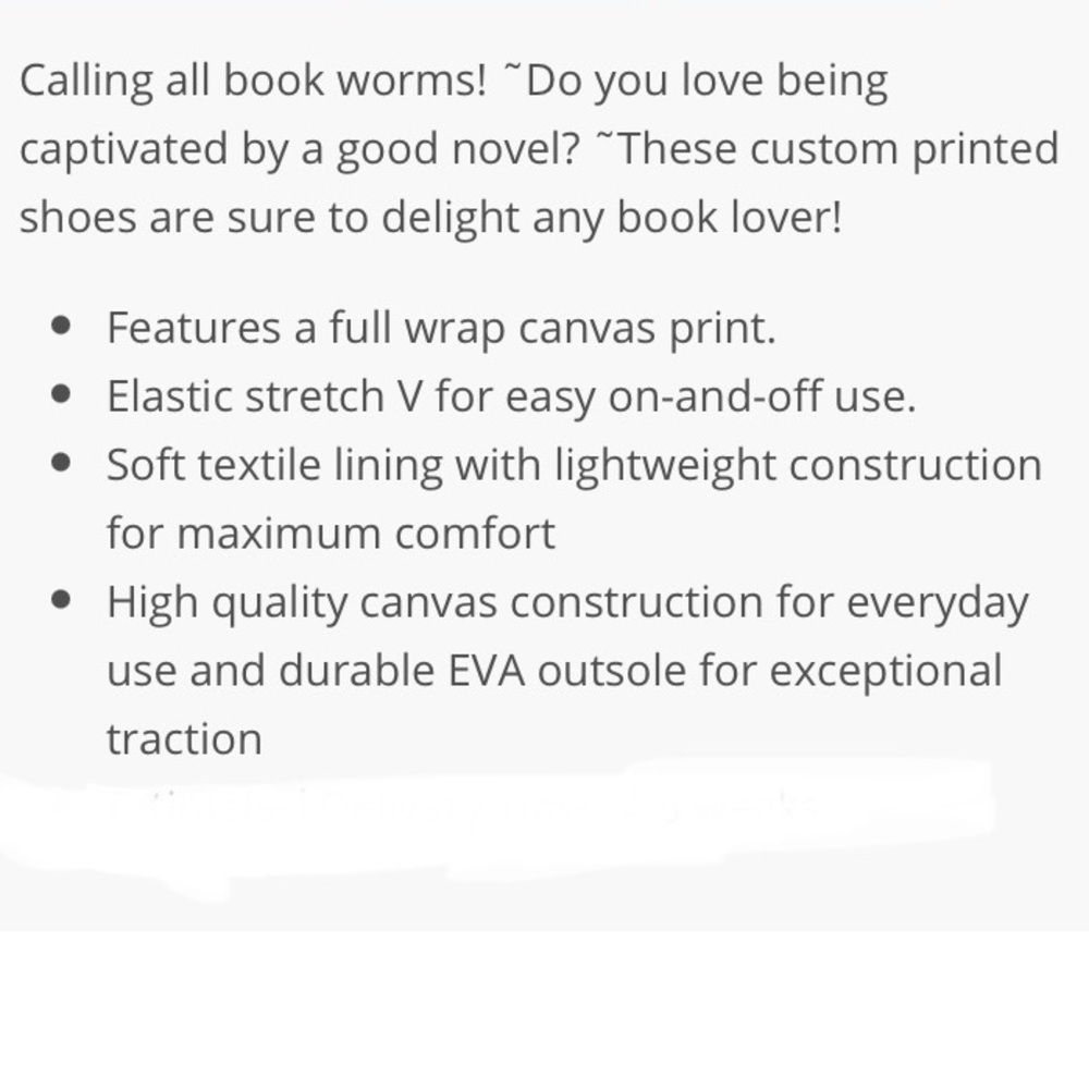 GROOVE BAGS Book Lovers Canvas Flats - Picture 10 of 10